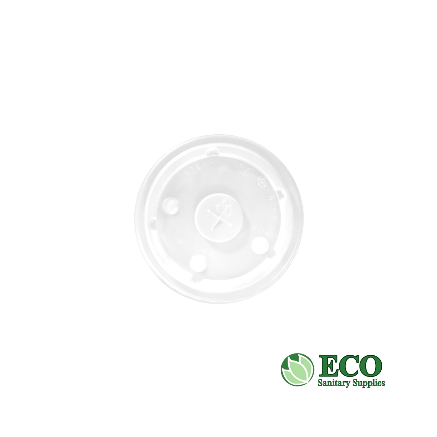 International Paper Poly X-Slot Cold Cup Lid, 16-24oz, 600 ct
