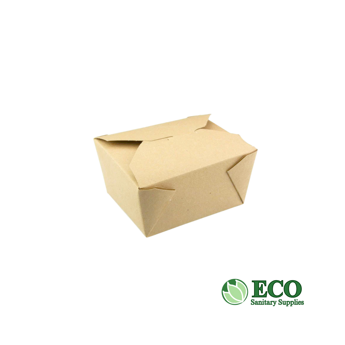 #1 Kraft Paper Take-Out Box 5inx4.5inx2.5in 450pc/cs