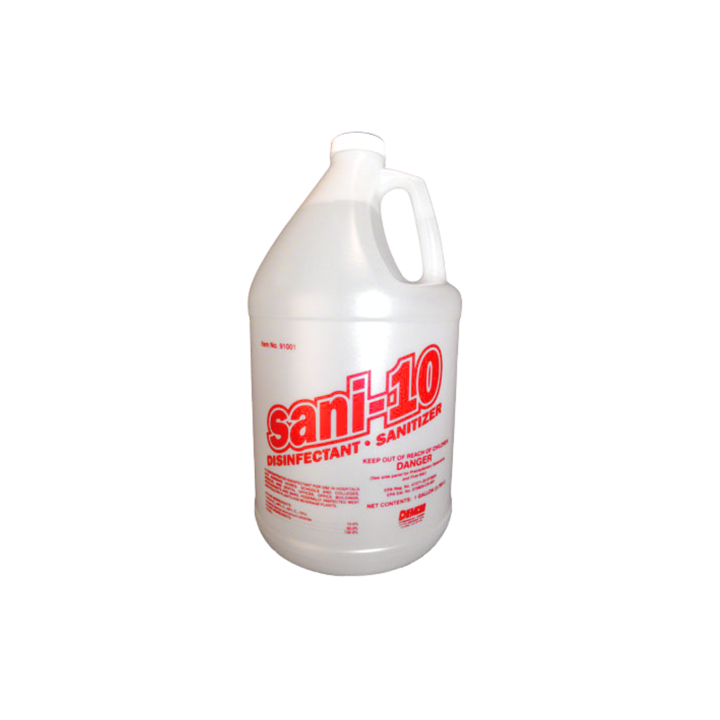 Sani-10% Registered Disinfectant Virucide Sanitizer. 4G/cs