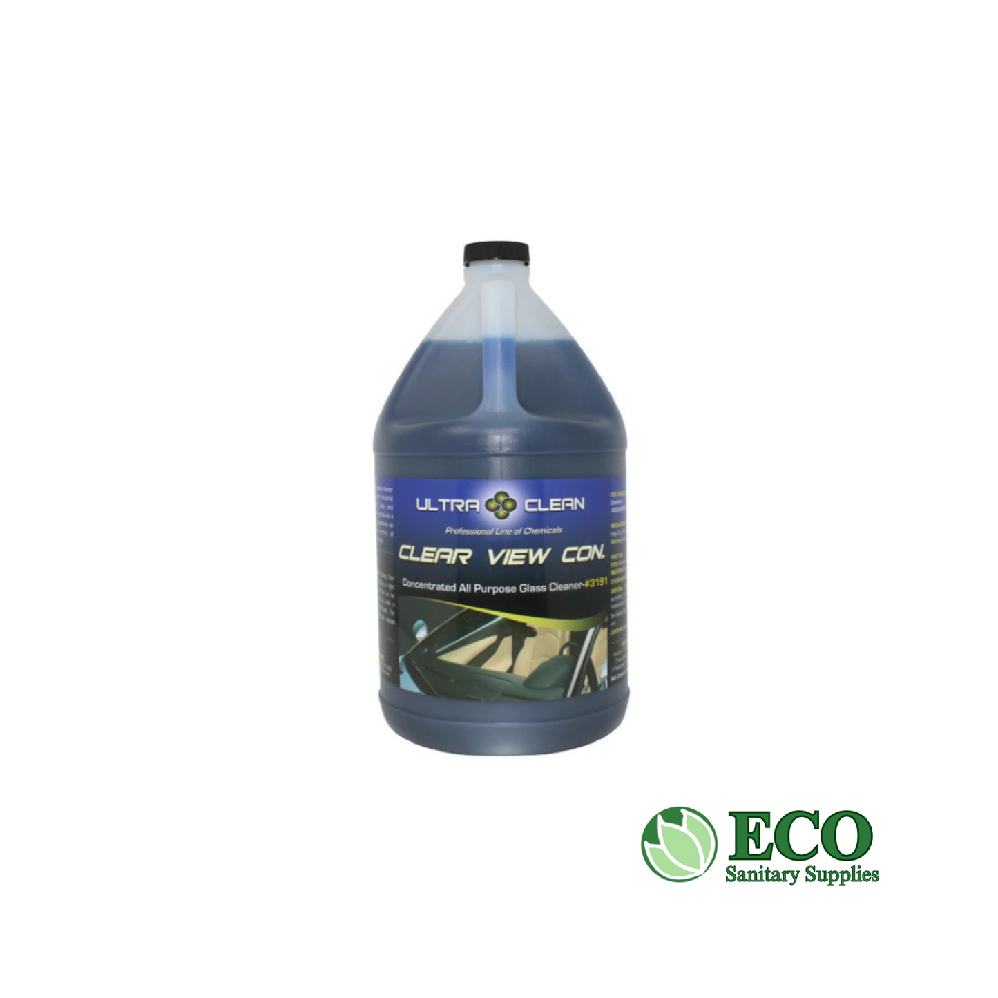 Glass Cleaner 50:1 Concentrated (Clear View) 4gal/cs