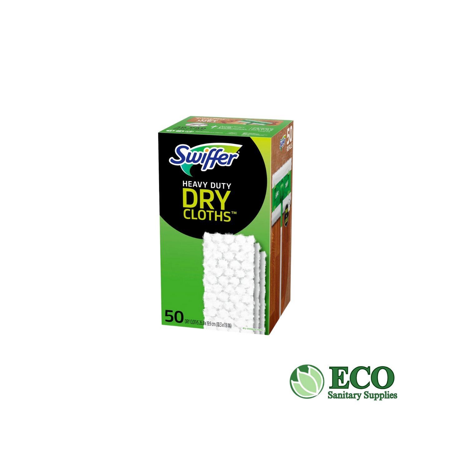 Swiffer Heavy Duty Dry Cloth Refills, 50 ct