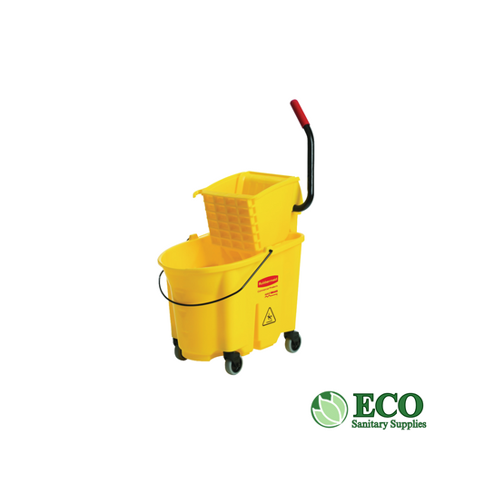 Rubbermaid Mop Bucket and Wringer Combo Yellow 26 Qt