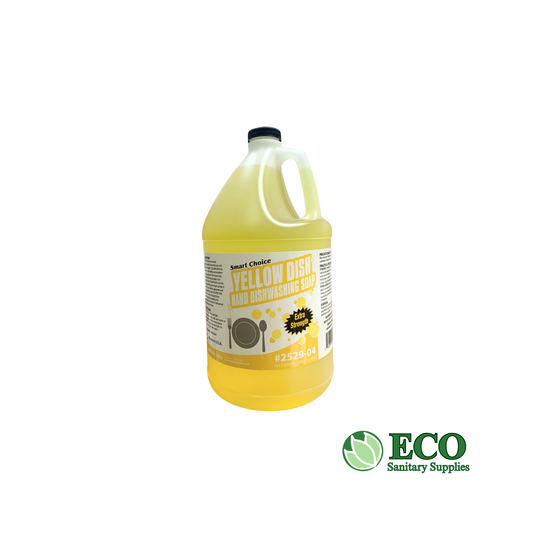 Smart Choice Yellow Liquid Dish Detergent, 4 Gallon / Case