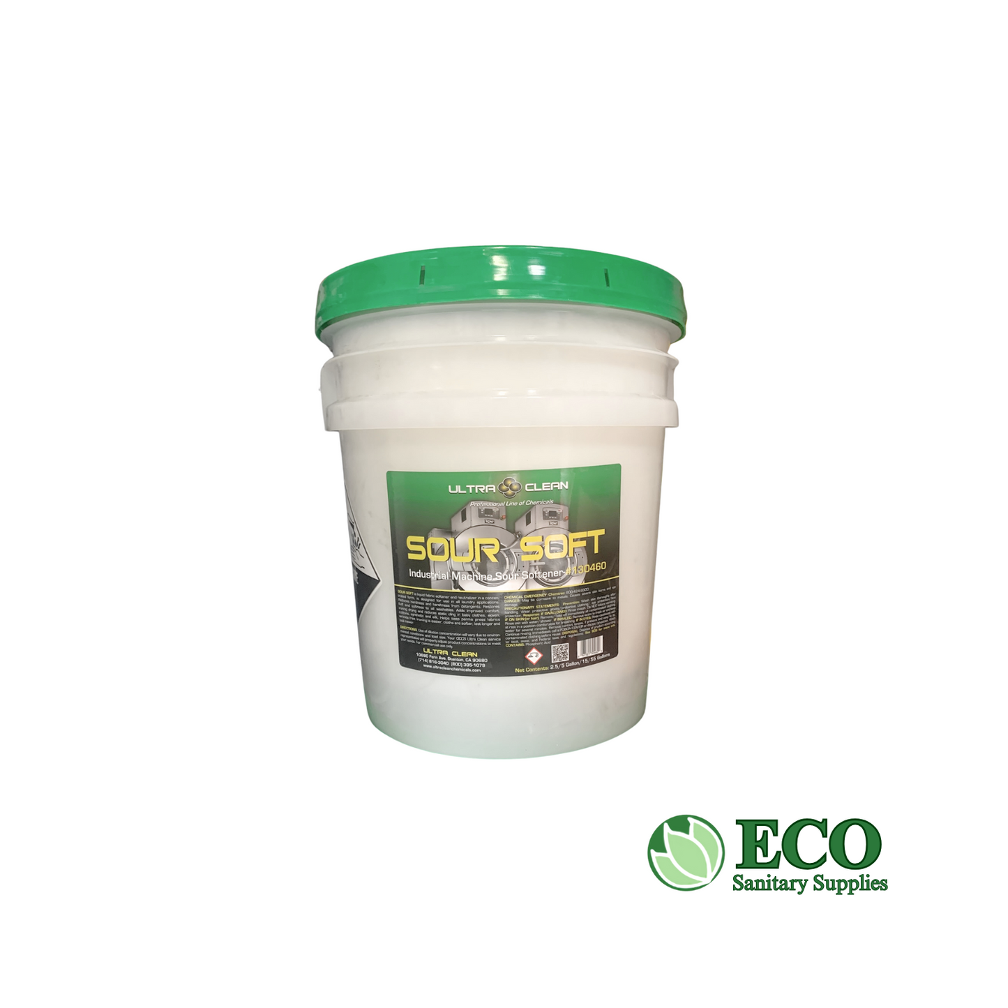 Sour Soft Liquid Fabric Softener 5Gal/Pail { Green }