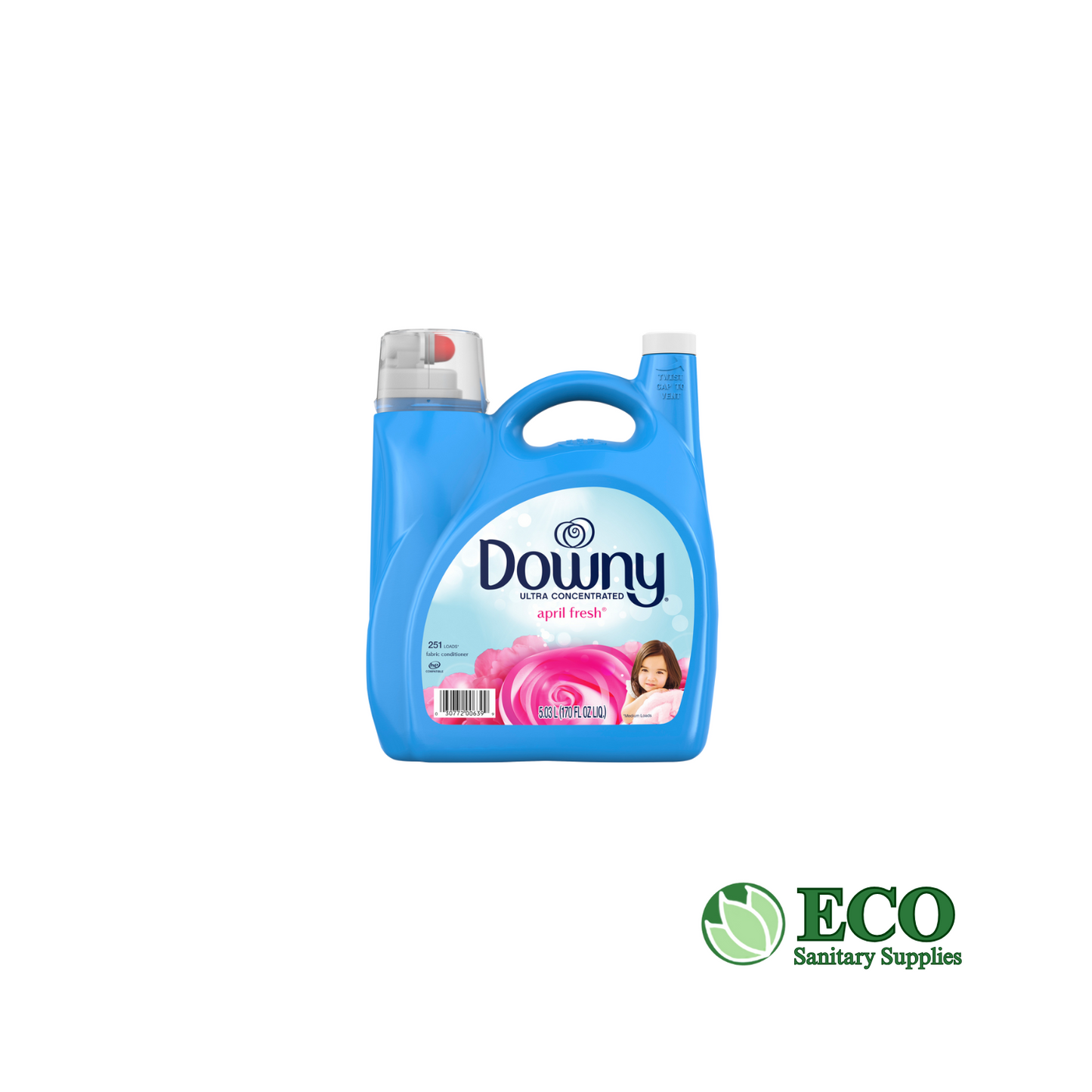 Downy Ultra Concentrated Liquid Fabric Softener, April Fresh, 170 fl oz