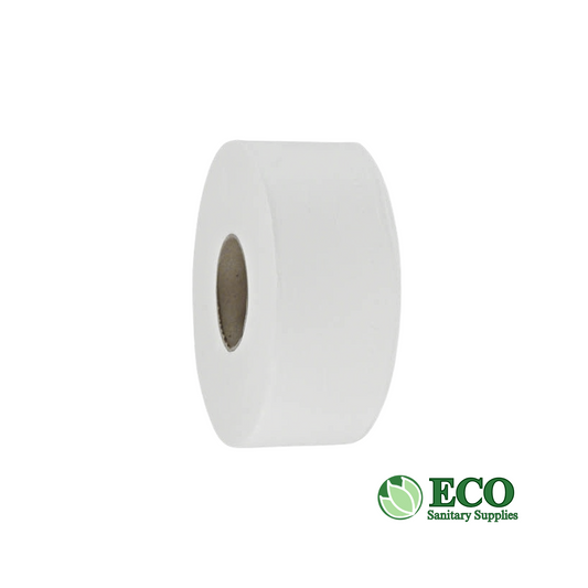 Platinum II Toilet Paper Jumbo Jr  (9-inch) 2-ply 1000ft 12 rolls/cs