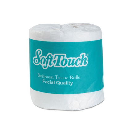 SoftTouch Bath Tissue 500 Sheets 96 rolls/cs 4.3in x 3.5in (ST-295)