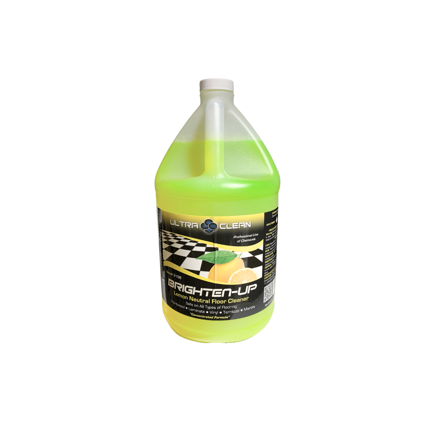 Brighten Up Lemon Neutral Floor Cleaner 4 Gallon / Case
