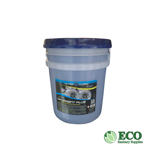 Detergent Plus Industrial Machine Laundry Detergent 5Gal/Pail { Blue }