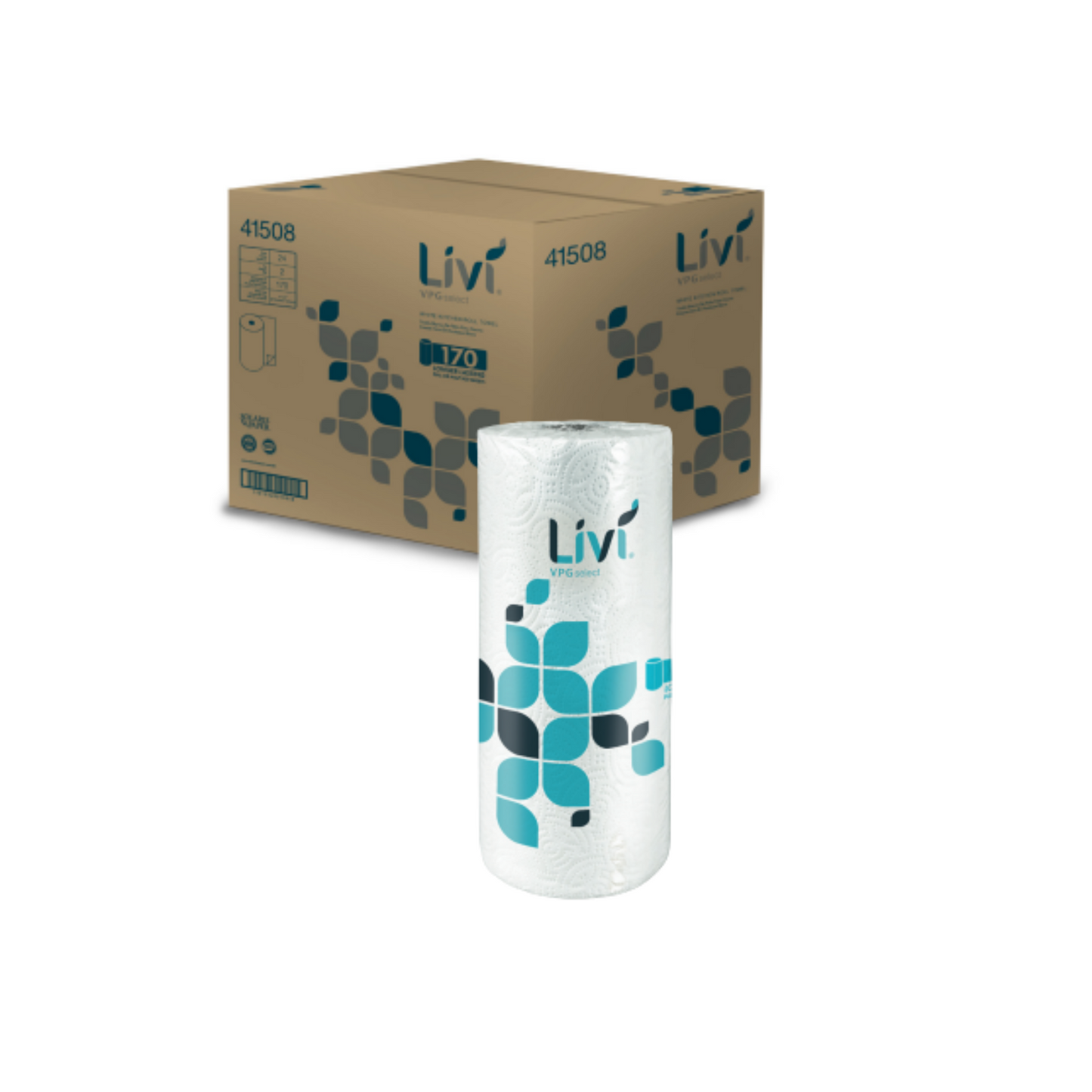 Livi® VPG Select Kitchen Roll Towel 2-ply 170 sheets 24 pks/cs
