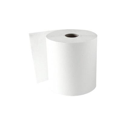 Royalty Roll Towel 8in 600ft Virgin Premier Hard Roll 12 Rolls / Case